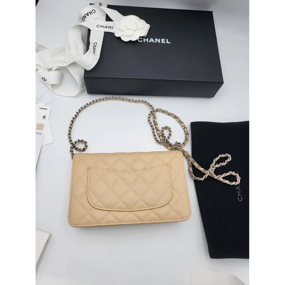 Wallet On Chain Timeless/Classique leather crossbody bag - Picture 3 of 3